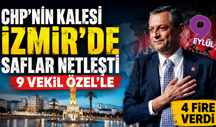 İzmir'de saflar netleşti: 13 vekilin 9'u Özgür Özel'in yeni partisine katılıyor