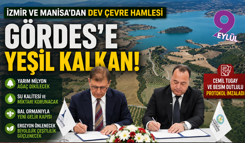 Gördes Barajı çevresi bal ormanına dönüşecek