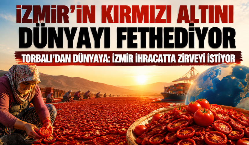Kuru domatesin başkenti Torbalı’dan dünyaya ihracat yolculuğu