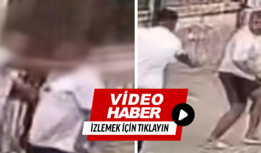 Önce yumrukladı, sonra vurdu