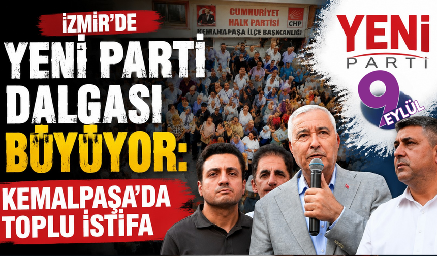 CHP Kemalpaşa'da toplu istifa; İlçe başkanı gözyaşlarıyla veda etti