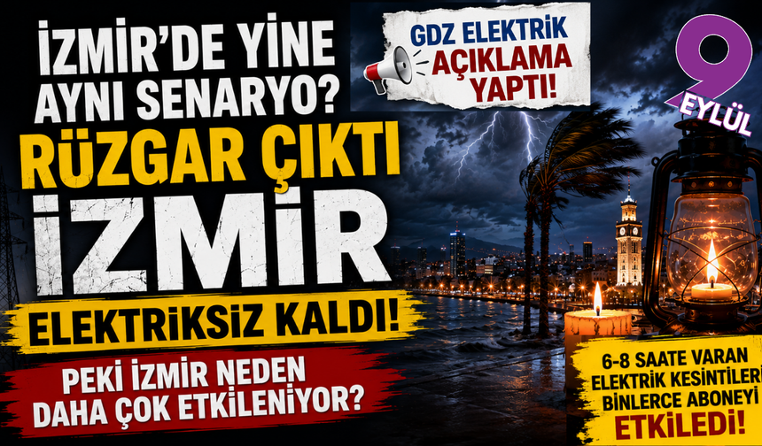İzmir’de yangın alarmı: Binlerce abone saatlerce elektriksiz kaldı