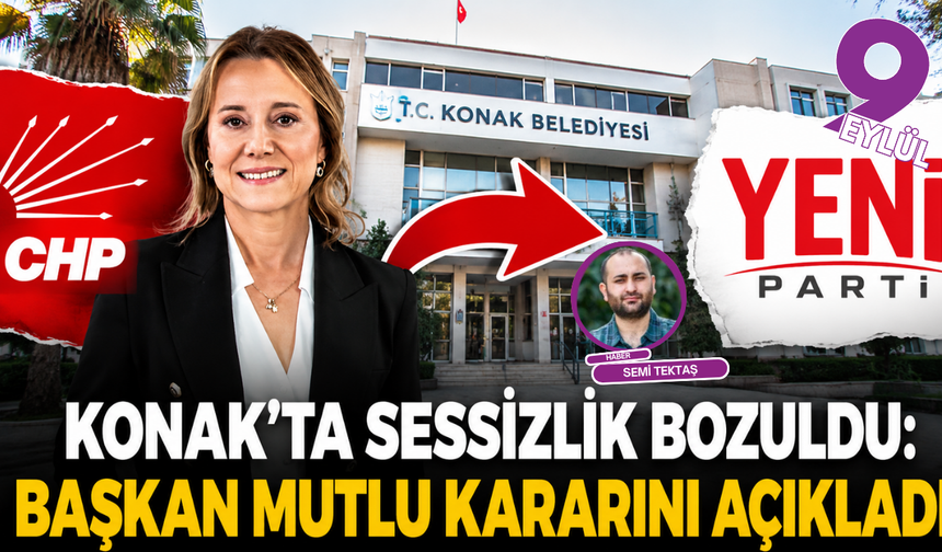 Konak’ta beklenen karar çıktı: Başkan Mutlu CHP’den istifa etti