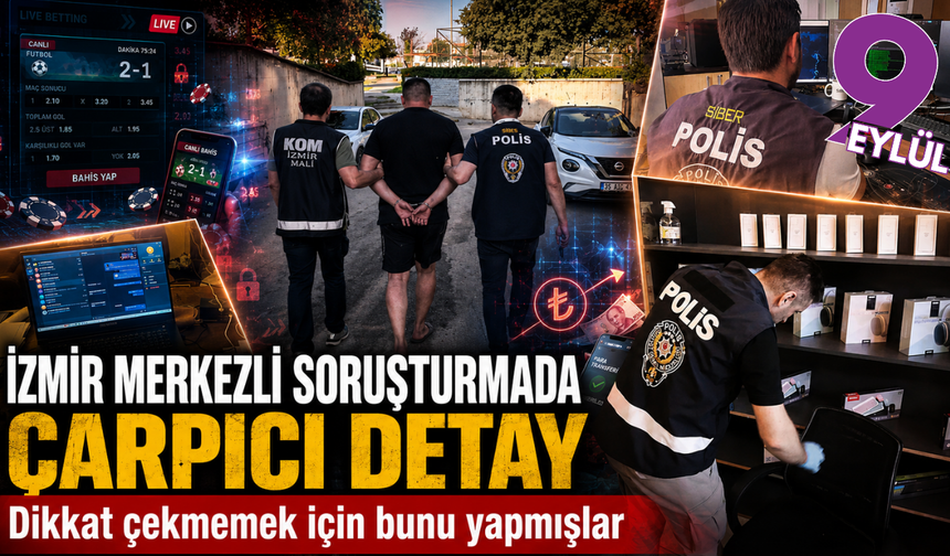 İzmir merkezli yasa dışı bahis soruşturmasında çarpıcı detay: Evleri “öğrenci evi” gibi göstermişler