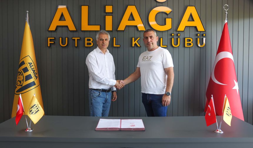 Aliağa FK'da yeni dönem resmen başladı: Namet Ateş imzayı attı