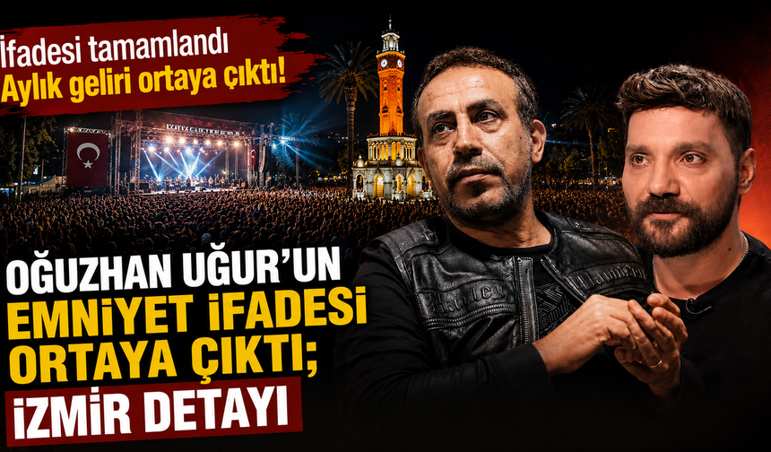 Oğuzhan Uğur'un emniyet ifadesi tamamlandı: "İzmir'deki konser dışında Ahbap ile bağım olmadı"