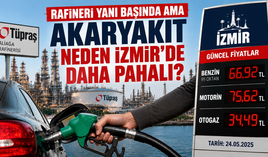 TÜPRAŞ’ın yanı başında ama benzin daha pahalı: İzmir’de akaryakıt bilmecesi