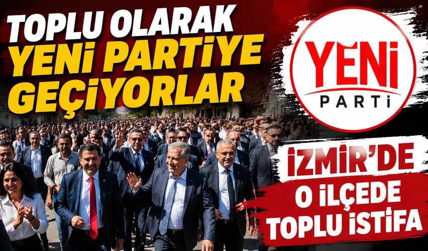 Ödemiş’te toplu istifa kararı: Belediye Başkanı ve CHP örgütü YENİ Parti’ye geçiyor