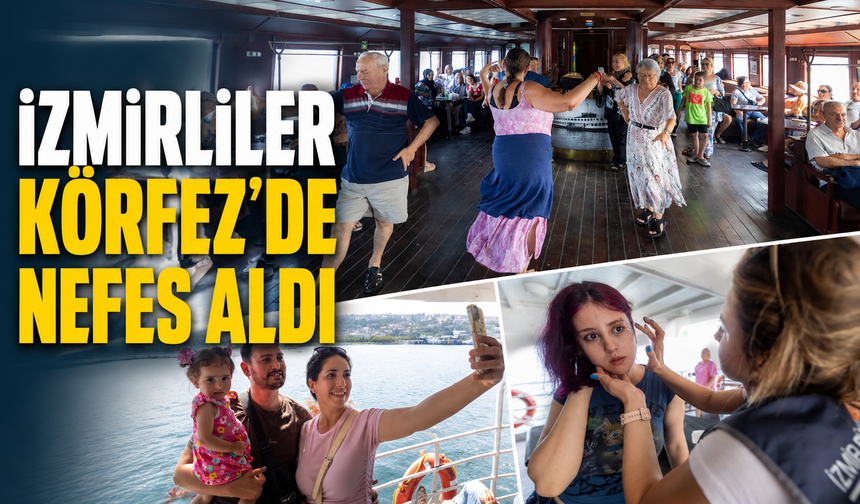İzmirliler Körfez’de nefes aldı