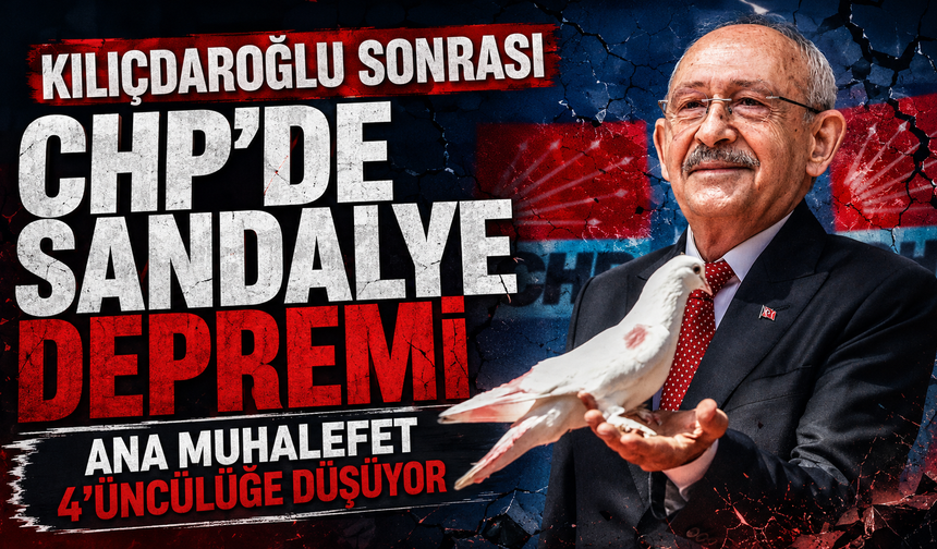 CHP’de Kılıçdaroğlu Sonrası Sandalye Depremi: Ana Muhalefetten 4’üncülüğe Düşüyor!