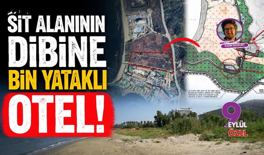 Sit alanının dibine bin yataklı otel!