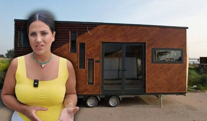 Öğretmenin 'tiny house'unu çaldılar