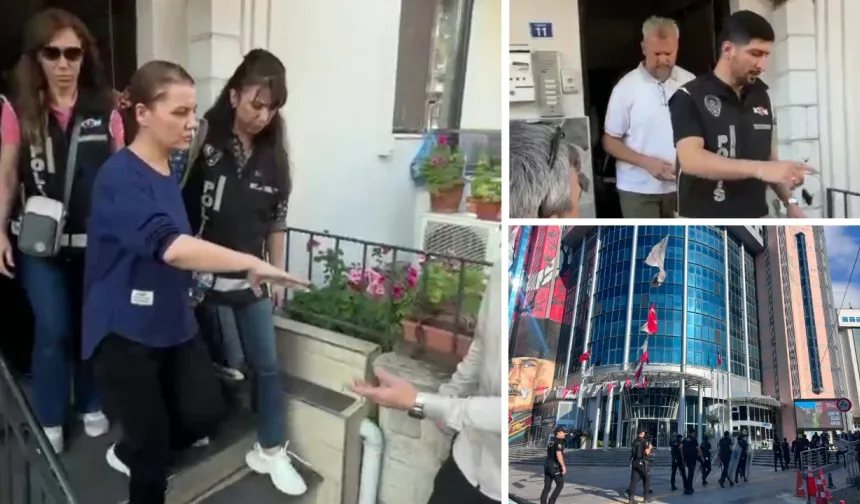 Başkan ve eşi dahil 20 kişi tutuklandı
