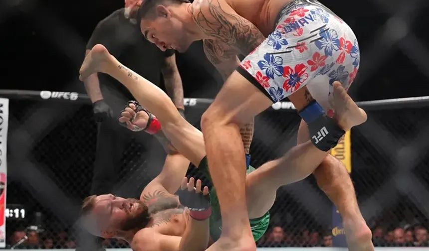 McGregor saniyeler içinde havlu attı