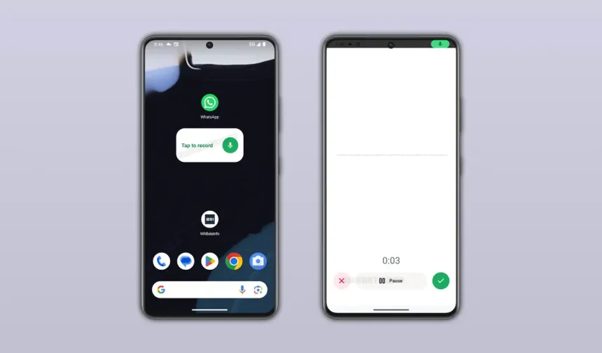 WhatsApp İle Uygulamayı Açmadan Sesli Mesaj Atılabilecek