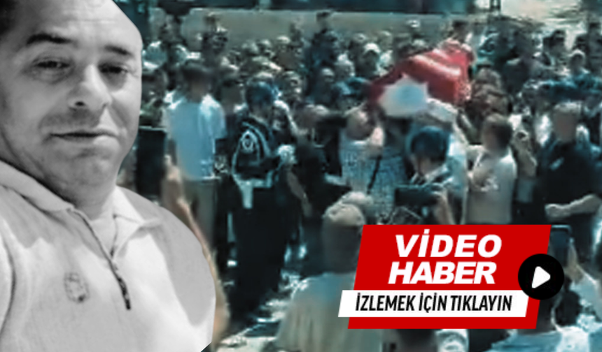 Gazinin cenazesinde büyük kalabalık