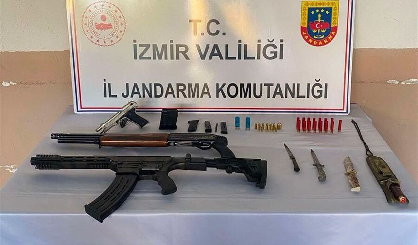 Ödemiş'te silah kaçakçısına baskın!