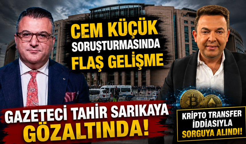 Gazeteci Tahir Sarıkaya gözaltına alındı