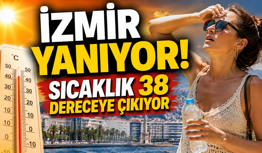 İzmir kavurucu sıcakların etkisinde: Termometreler 38 dereceye çıkacak