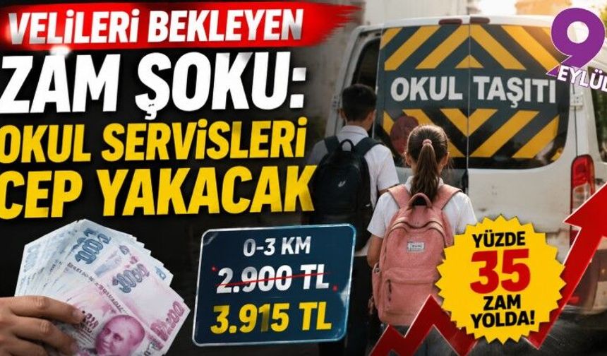 İzmir’de velilere kötü haber: Okul servislerine yüzde 35 zam yolda