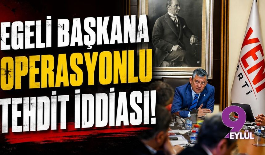 Egeli başkana operasyonlu tehdit iddiası!