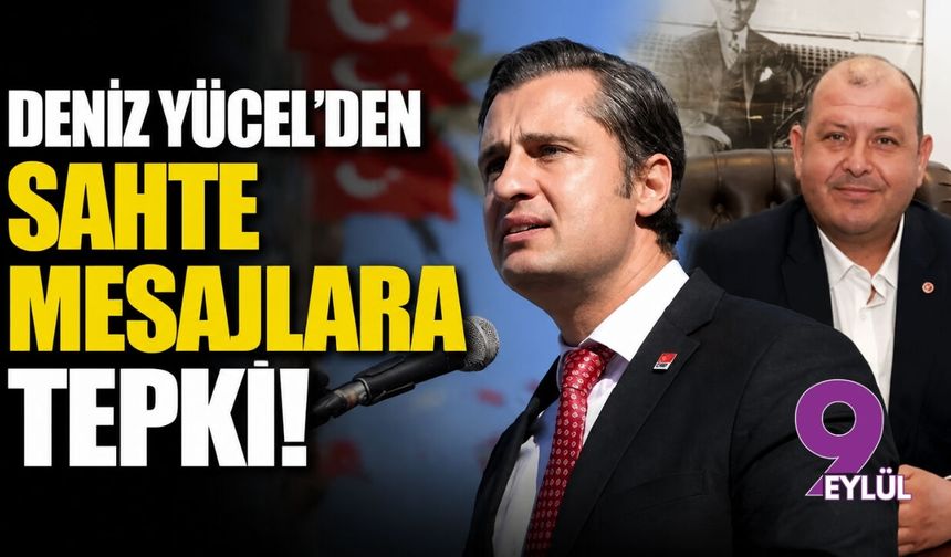 Deniz Yücel'den sahte mesajlara tepki!