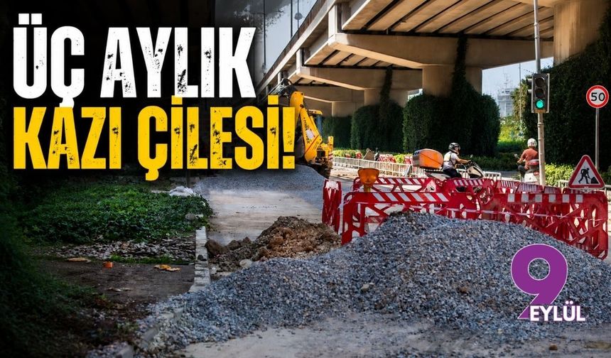 Alsancak'ta üç aylık kazı çilesi!