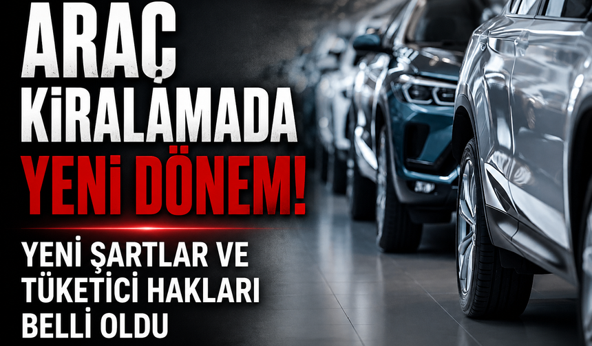 Araç kiralamada yeni dönem: Yeni şartlar ve tüketici hakları belli oldu