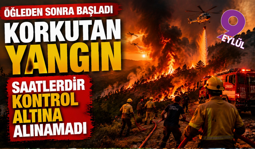 Kuyucak’ta orman yangını sürüyor: Ekipler seferber oldu