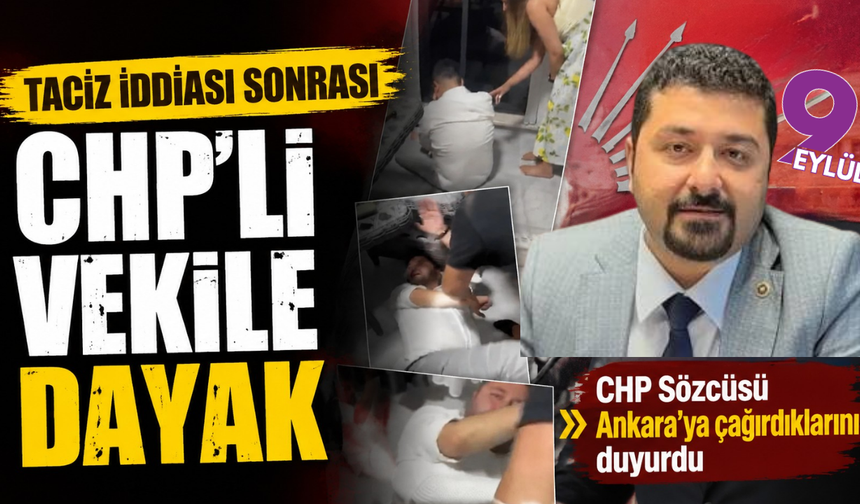 CHP’li vekile saldırı: Taciz iddiası sonrası inceleme başlatıldı