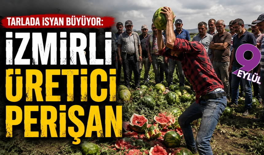 Tarlada isyan: Üretici zarar etti