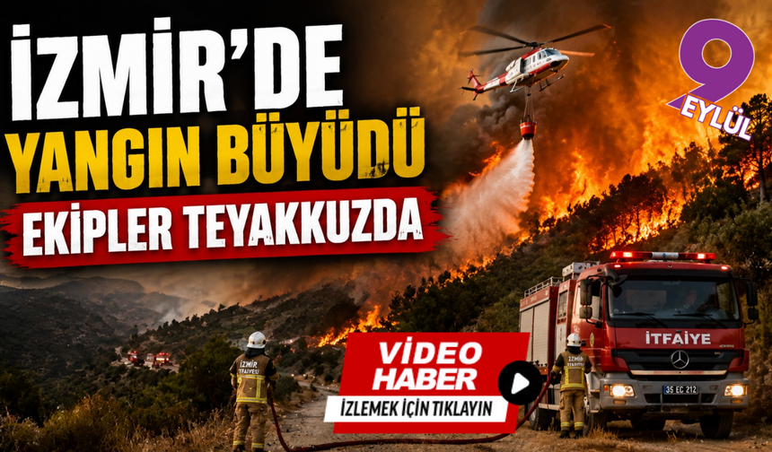 Tire’de orman yangını alarmı: Ekipler seferber oldu