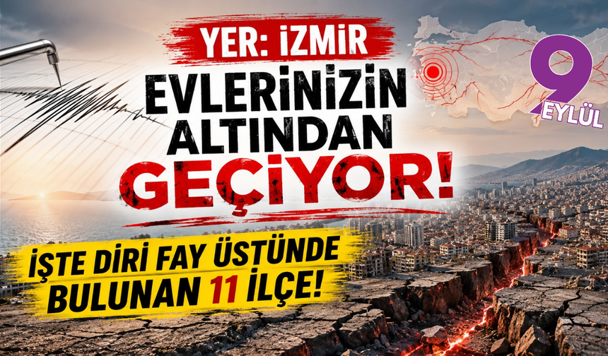İzmir’de alarm veren 11 ilçe: Fay hatları yerleşimlerin altından geçiyor