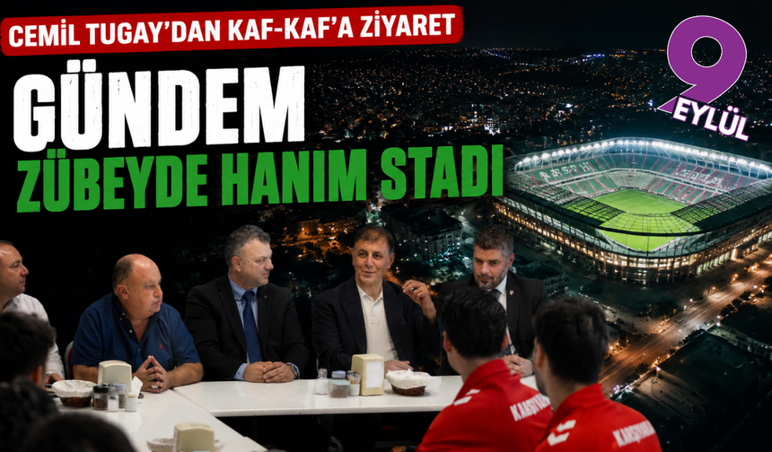Cemil Tugay’dan Karşıyaka’ya ziyaret