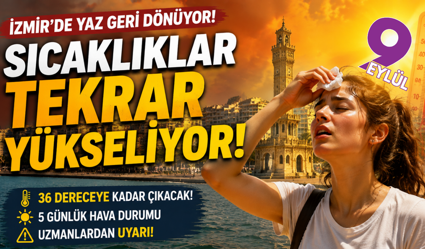 İzmir’de serin günler bitiyor mu? Sıcaklık yeniden yükseliyor