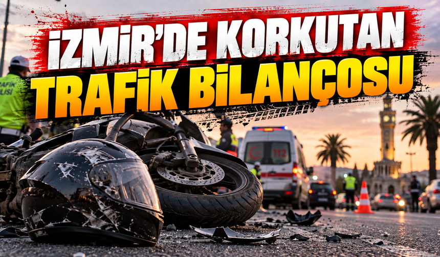 İzmir'de korkutan trafik bilançosu: Kazaların %55'i motosiklet!