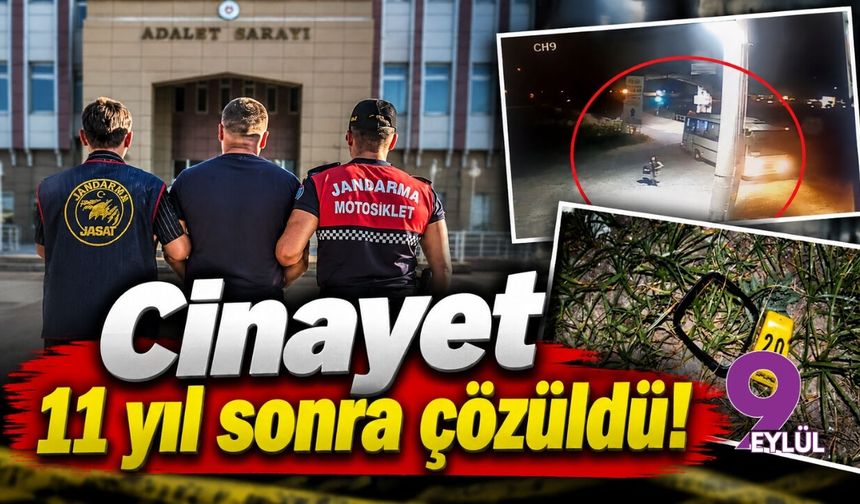 Cinayet 11 yıl sonra çözüldü!