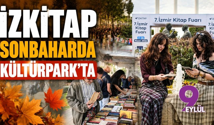 İZKİTAP sonbaharda Kültürpark'ta
