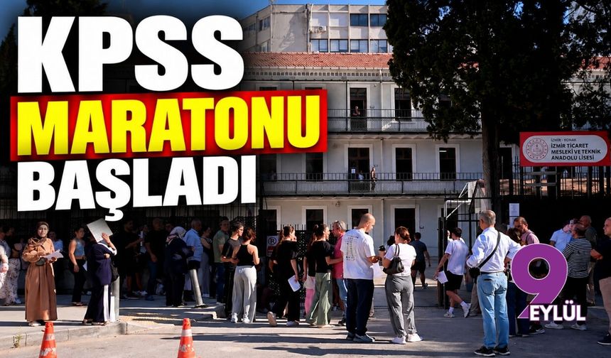 KPSS maratonu başladı