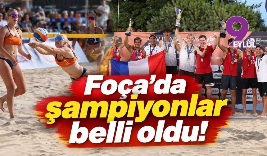 Foça'da şampiyolar belli oldu!