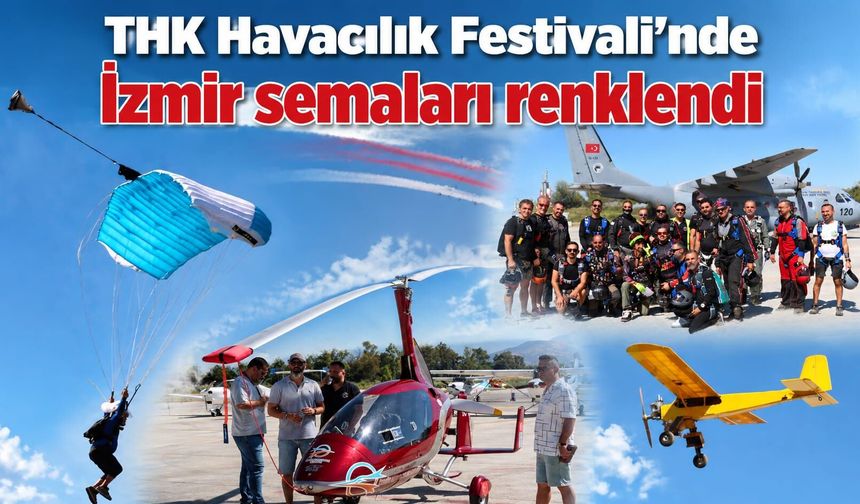 THK Havacılık Festivali'nde gökyüzü renklendi