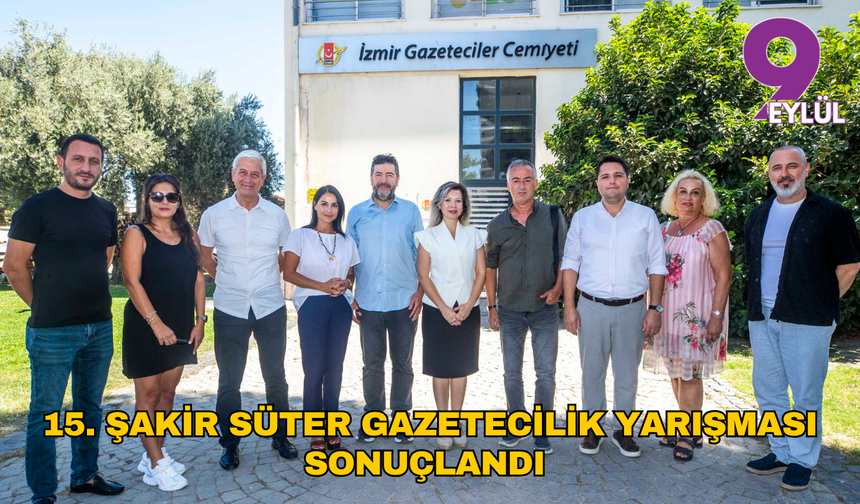 15. Şakir Süter Gazetecilik Yarışması sonuçlandı
