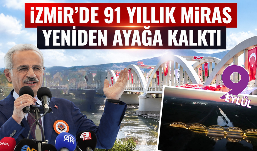 Tarihi Gediz Köprüsü yeniden hayat buldu