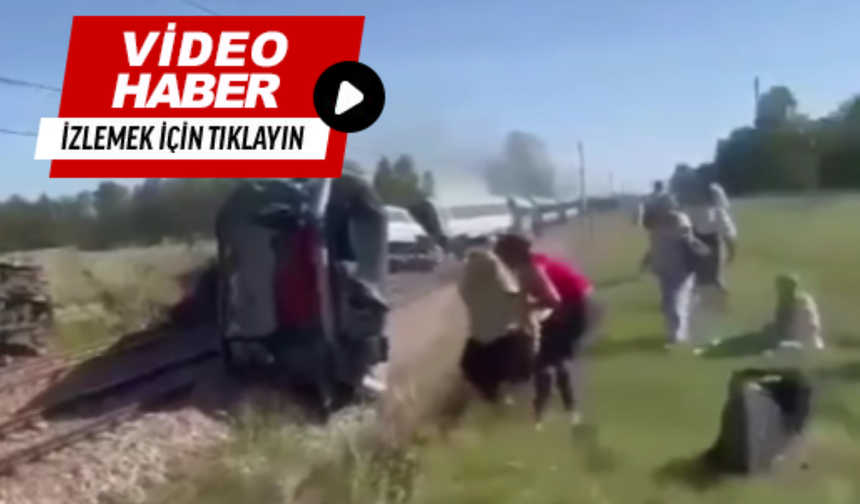 Tren kazası ölü ve yaralılar var