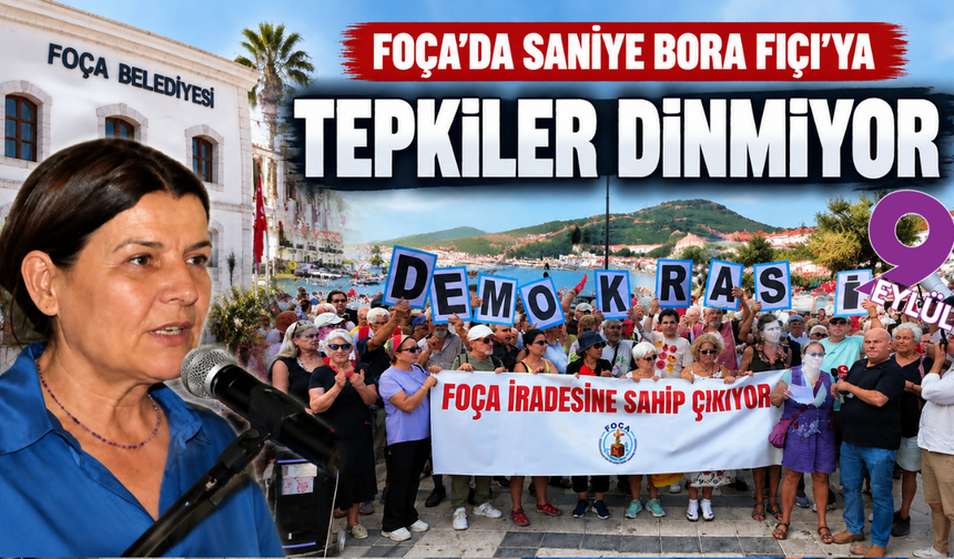 Foça’da Saniye Bora Fıçı’ya AKP tepkisi: “İrademizi teslim etti”