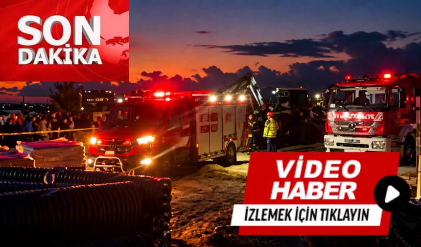 Toprak kayması: 2 işçi göçükte kaldı