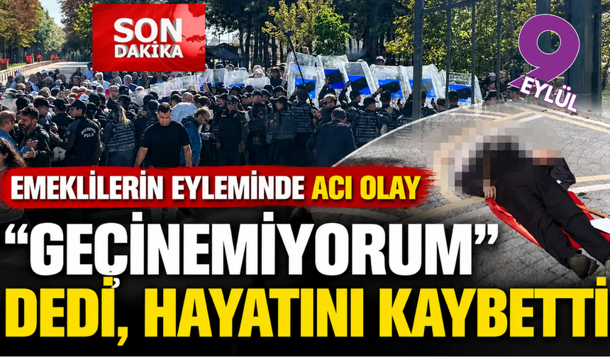 AYM önünde acı olay; "Geçinemiyorum" dedi hayatını kaybetti
