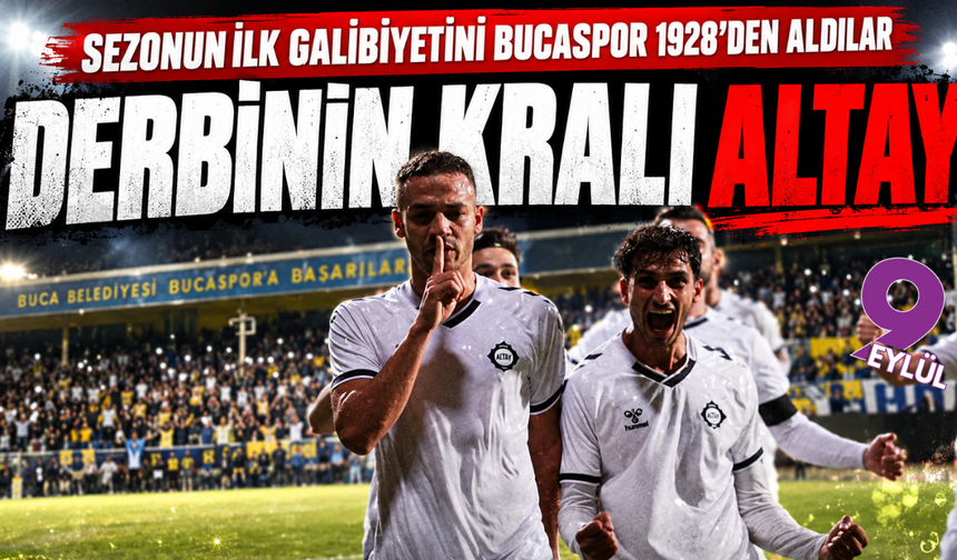 Altay derbide güldü: İlk galibiyet Buca’da geldi