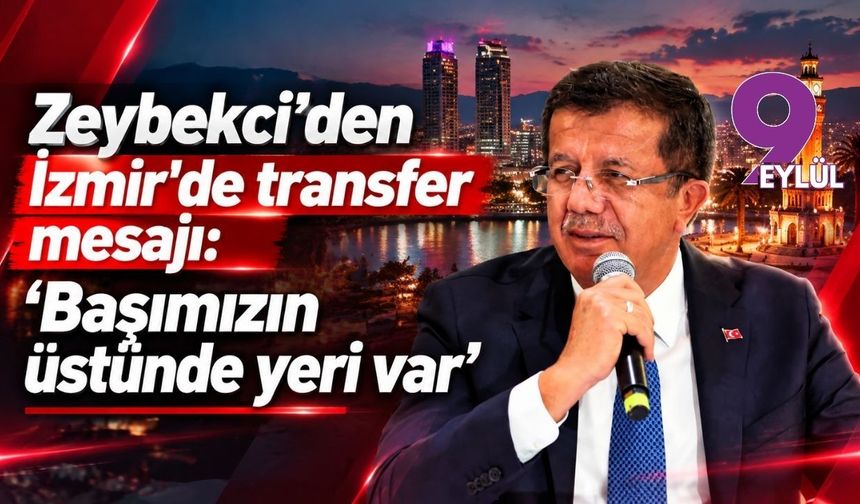 Zeybekci’den İzmir'de transfer mesajı: “Başımızın üstünde yeri var”