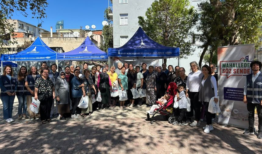 İzmir'de Mahallede Söz Sende: 191 yurttaşın talepleri dinlendi